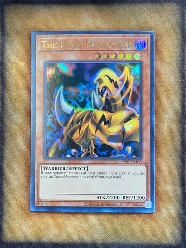 Yugioh The Fiend Megacyber PSV-EN100 Ultra Rare 25th Anniversary NM