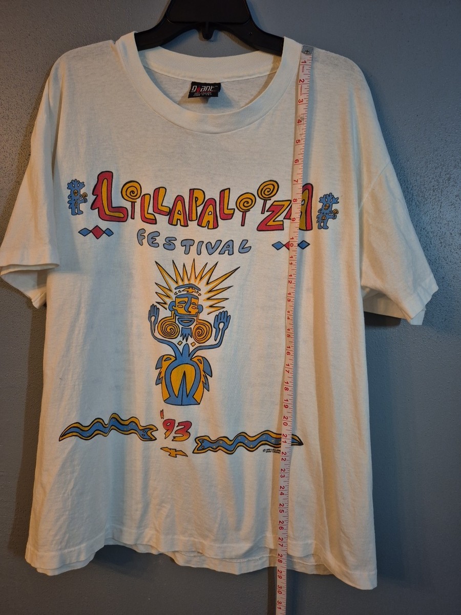 Vintage 1993 Lollapalooza Festival Shirt Giant Tag-Size XL-Tears