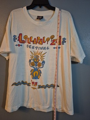 Vintage 1993 Lollapalooza Festival Shirt Giant Tag-Size XL-Tears
