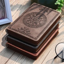 Vintage Leather Notebook Journal Diary Portab...