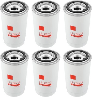 LF3970 Oil Filter Compatible with Cummins ISB QSB 5.9L/6.7L Diesel Engine  6Pack