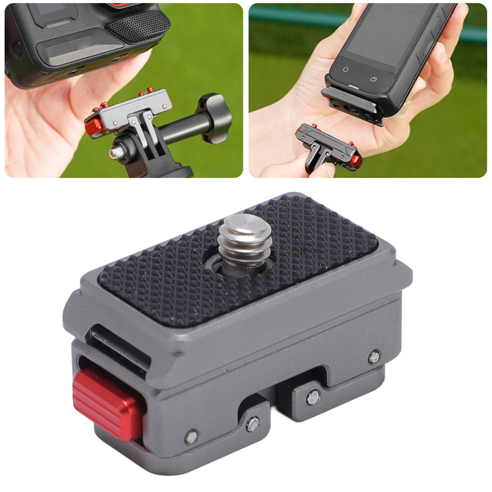 Versatile Aluminum Action Camera Quick Release Mount For Pro X4 Premium