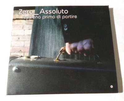 Zero Assoluto - Appena Prima Di Partire (CD 2007) 80278511762 Digipak Italy 