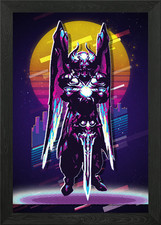 Multiplayer Online Battle Framed Wall Art Poster Canvas Print Picture