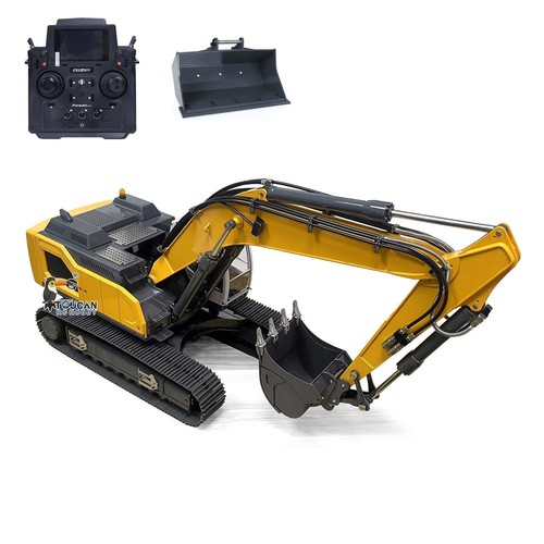 Metal 1/14 Hydraulic RC Excavator 945 Digger Model 5CH W/Light Sound Coupler - Picture 3 of 10
