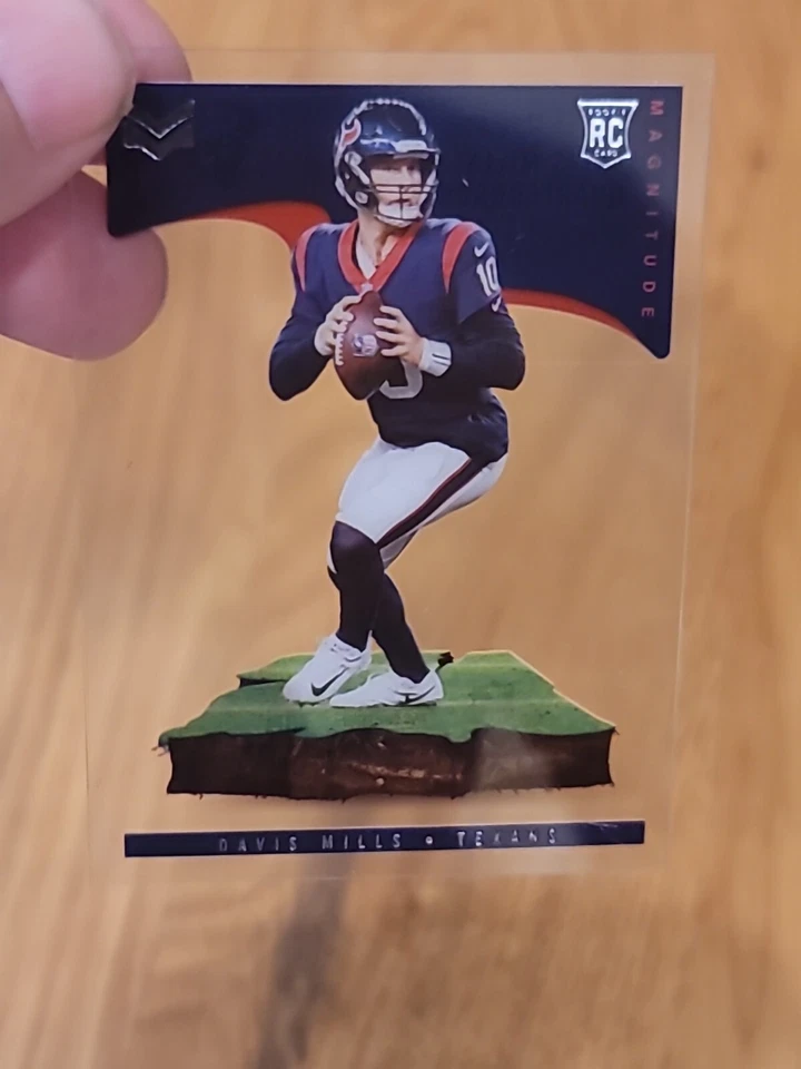 2021 Panini Chronicles Stars & Stripes ~ DAVIS MILLS MAGNITUDE ROOKIE #MAG-14 RC - Image 3 of 4