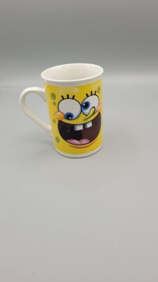 SPONGEBOB Sponge Bob Squarepants Coffee Cup Mug Two Sided Different Images Child
