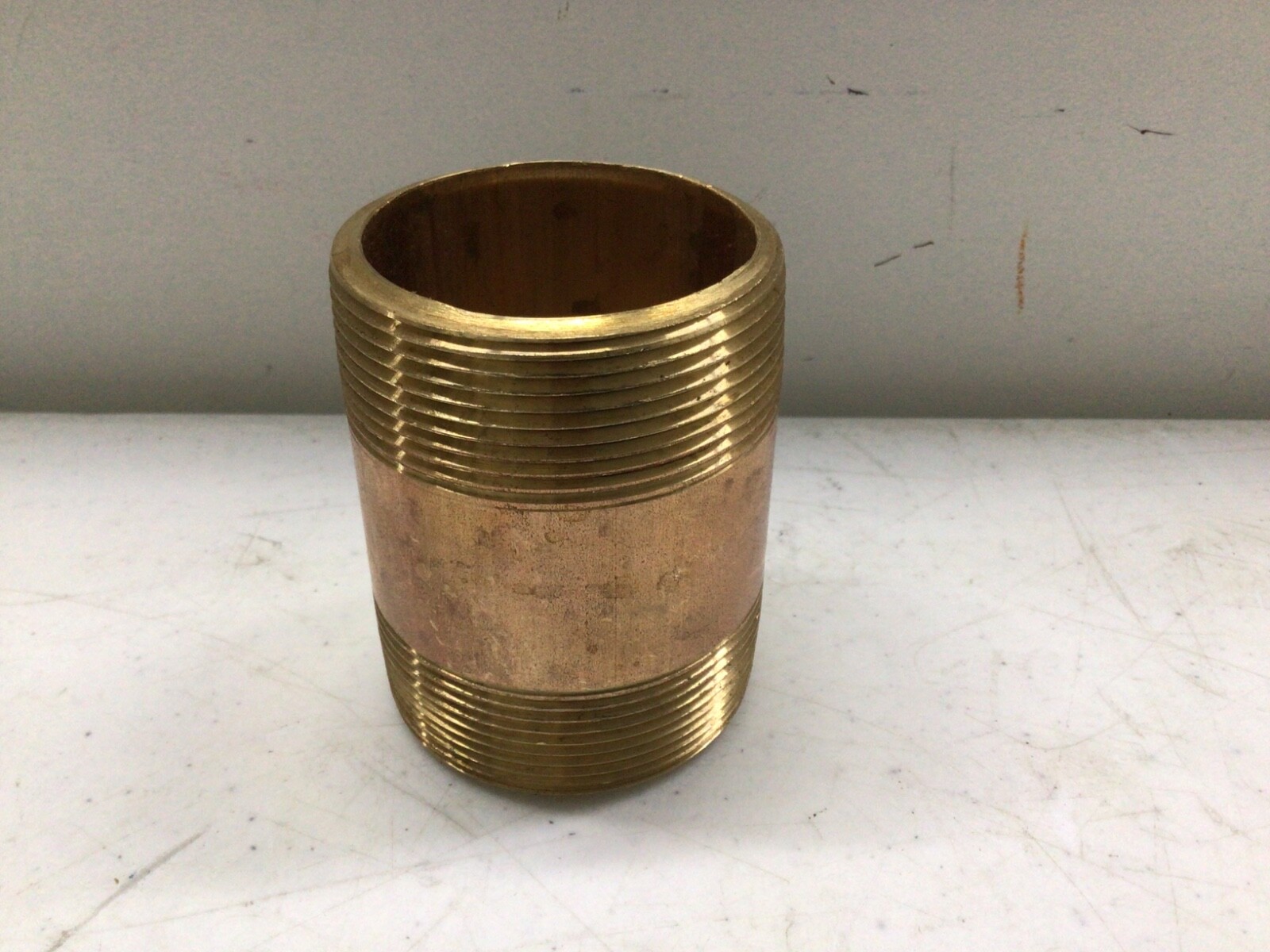 MERIT BRASS - Brass Pipe Nipple 3" OAL, 2" NPT