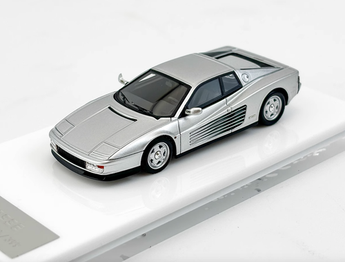 CR 1:64 CL Silver Testarossa Racing Sports Model Diecast Resin Car - Picture 11 of 13