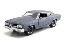 JADA FAST & FURIOUS DOM'S 1970 CHEVY CHEVELLE SS MATTE GREY 1:24  NEW NO BOX 