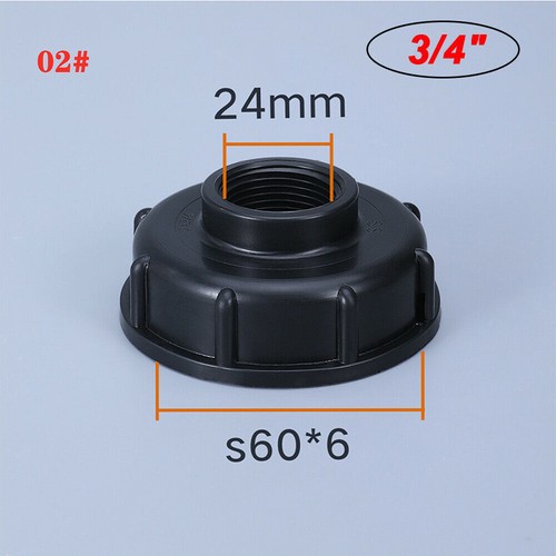 Tank IBC Langlebiger Tragetaschenadapter 2 Schlauchgewinde Wasseranschluss Grobventildeckel KD - Bild 12 von 13