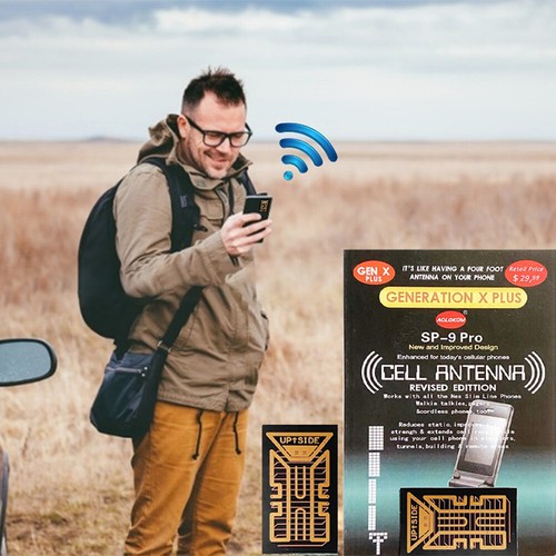 2pcs SP-9Pro Antenna Stickers for Camping Amplifier Signal Booster for Phone _tm - Zdjęcie 7 z 8