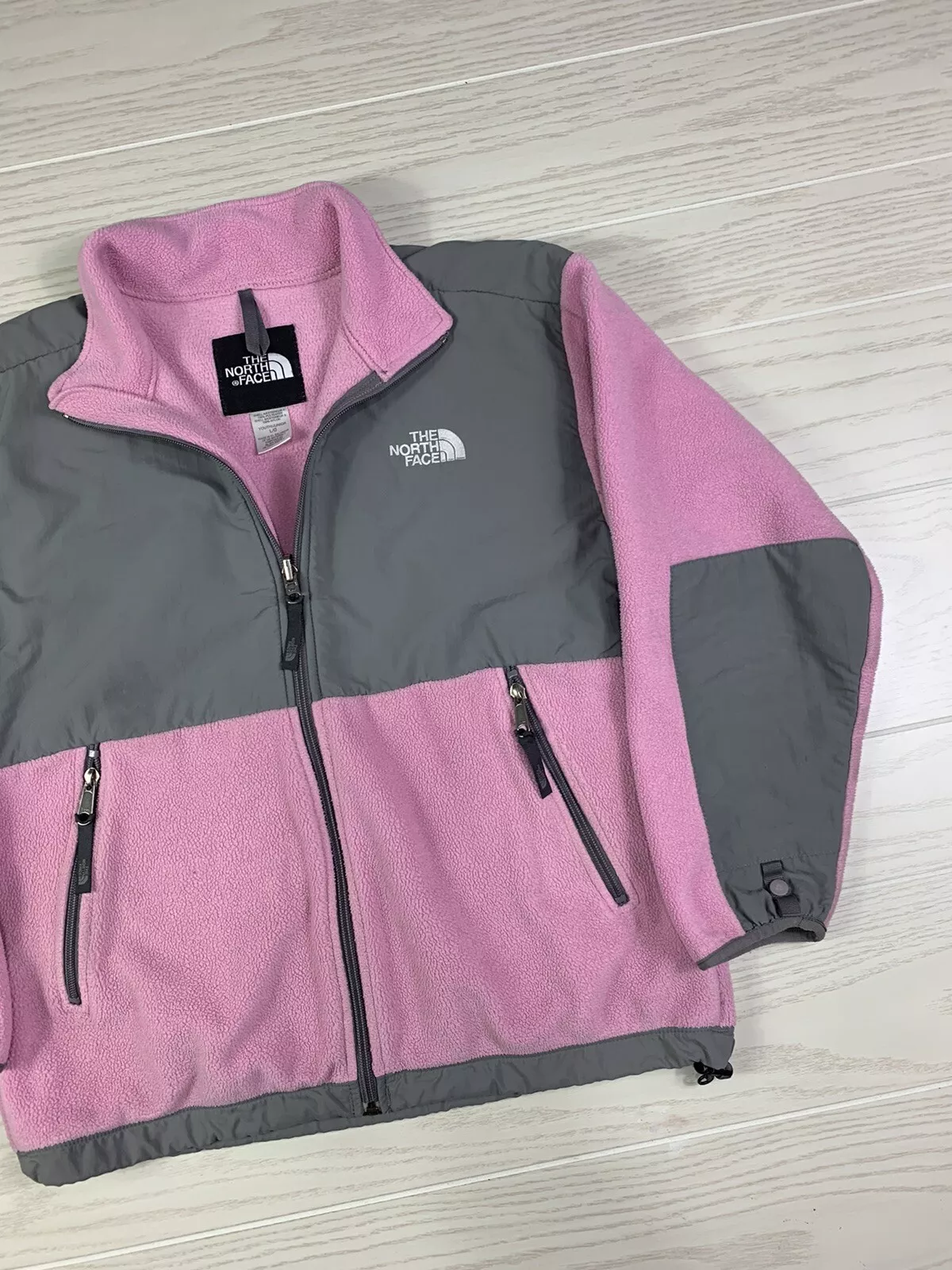 north-face denali full zip up fleece jacket