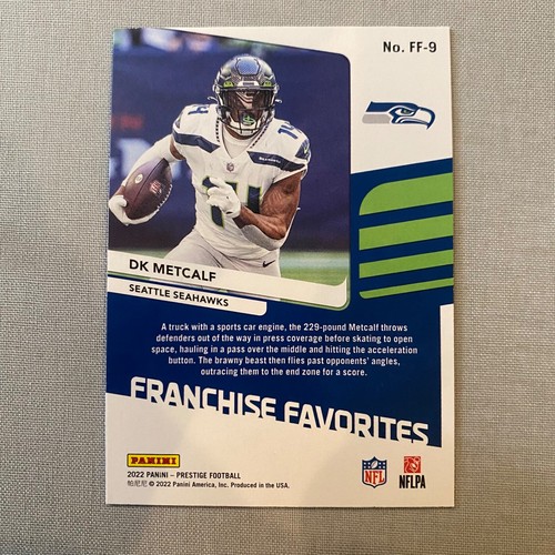 DK Metcalf Panini Card Lot Seattle Seahawks Illusions Absolute Prestige - Bild 3 von 11