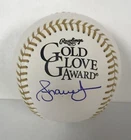 Andruw Jones Signed Autographed Gold Glove Major League (OML) Baseball : JSA COA