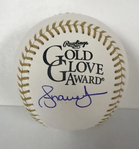 Andruw Jones Signed Autographed Gold Glove Major League (OML) Baseball : JSA COA