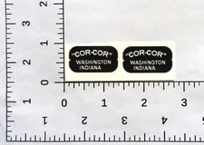Pair of Cor Cor water slide decals