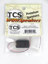 Train Control System TCS 1717 28x18mm Micro Speaker w/Enclosure
