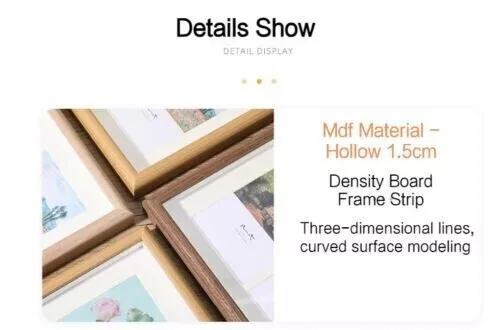 Photo Frames Set Picture Frame Family Wall Art Picture Painting Holder Set Home - Picture 54 of 245