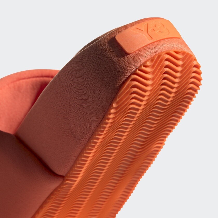 Adidas Y-3 Yohji Yamamoto Comfylette Puff Slides Solar Orange EH1717 M 5/Women 7 Adidas Y-3 Yohji Yamamoto Comfylette Puff Slides Solar  main image 2