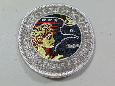 NASA Apollo 17 Patch Cernan Evans Schmitt 3'' Patch Moon Walk Last Lunar Landing