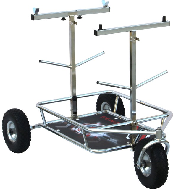 Senzo Chrome 3 Wheel Kart Trolley Go Kart Karting Race Racing for sale