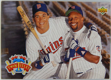 1993 Upper Deck Baseball - Teammates #50 Twins - KENT HRBEK / KIRBY PUCKETT