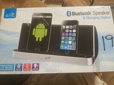 ilive bluetooth speaker and charging station