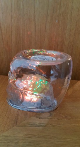 2021 Bath & Body Works Halloween Light-Up Skull Pedestal Glass Candle Holder - Picture 6 of 12