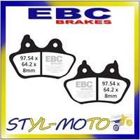 FA434 BeläGe Organic Hinten EBC Harley Davidson Fxst Softail Standard 2006-2007
