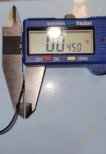 1/8th scale black spark plug wire Lindberg Monogram Revell 4 feet Hot Rod pocher