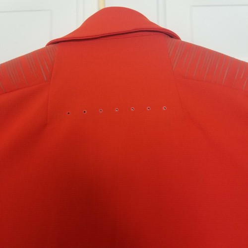 Adidas Miami Hurricanes Women 2018 Sideline Orange Coaches Polo Shirt Sz M (A9) - Picture 5 of 9