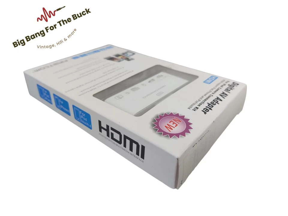 Digital AV Adapter iPad Camera Connection Kit iPhone4 iPod touch4 HDMI 30-Pinch - Bild 4 von 4