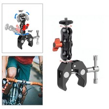 Camera Mount Clamp with 360?? Ball Head Arm for DSLR Camera Field Monitor LED