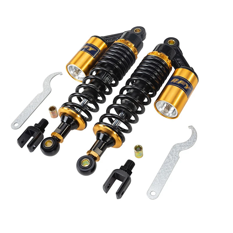 Амортизатор круглый с отверстием для мотоцикла Honda Yamaha Suzuki Kawasaki 2 шт 320 мм - Изображение 2 из 4