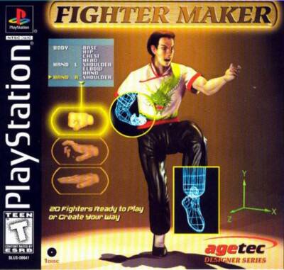 Fighter Maker - PS1 PS2 Playstation Game Only