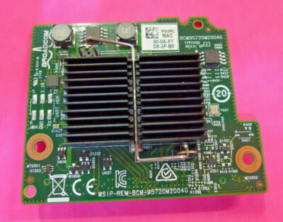 NewDell PowerEdge FC830 M640 Broadcom 5720 1Gb KR 4P Network Daughter Card MW9RC