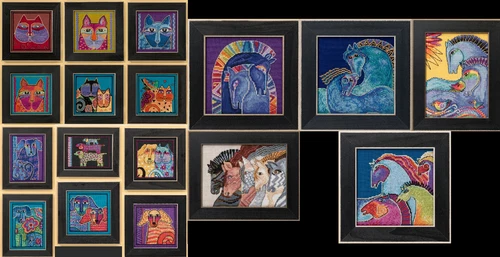 LAUREL BURCH By Mill Hill CATS, DOGS, HORSES, BUTTERFLIES Cross Stitch Kits 