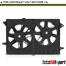 Radiator and Condenser Fan w/ Shroud Assembly for Chevrolet Volt 11-15 Hatchback