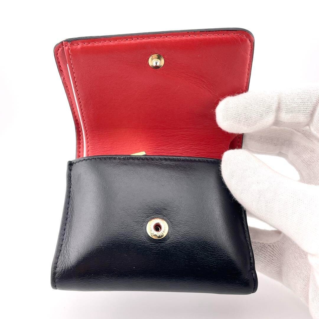 Christian Louboutin LOUBIGAGA MINI WALLET Black Handwritten