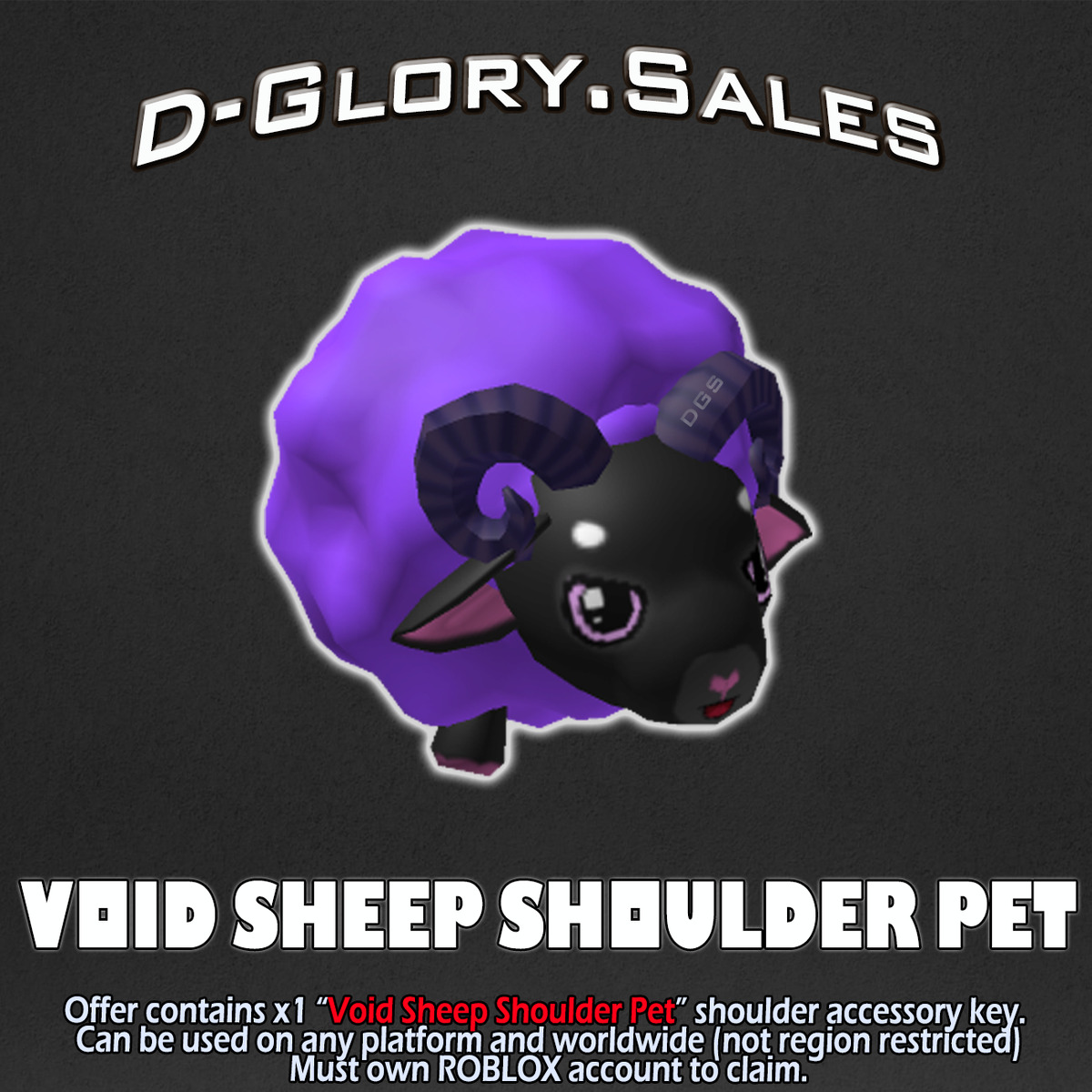 FREE ACCESSORY! HOW TO GET Void Sheep Shoulder Pet! (ROBLOX PRIME GAMING) 