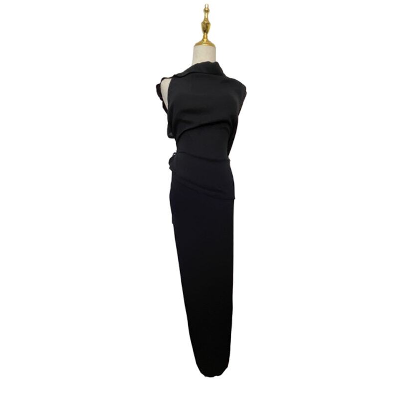 ワンピース ANN DEMEULEMEESTER 90s body dress Ann Demeulemeester black transformable dress with beige