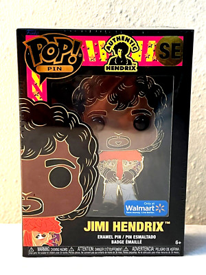Funko Pop! - Jimi Hendrix Pin - Walmart Exclusive Authentic Hendrix-Brand New