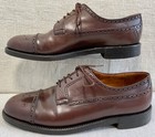 JM Weston 579 Giscard Medallion Perf Cap Toe BoxCalf Semi Brogue UK 9.5 US 10.5 — photo 5