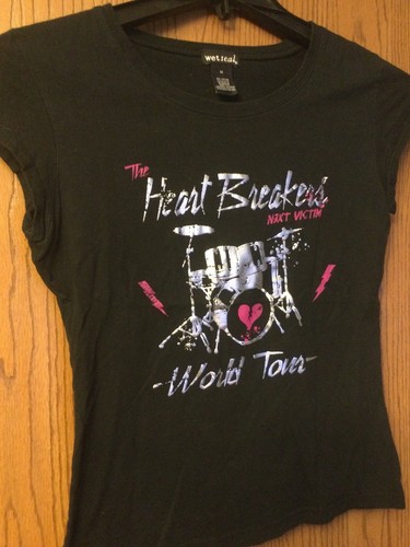 The Heartbreakers - “Next Victim” World Tour - Black Shirt - Ladies Cut - M.