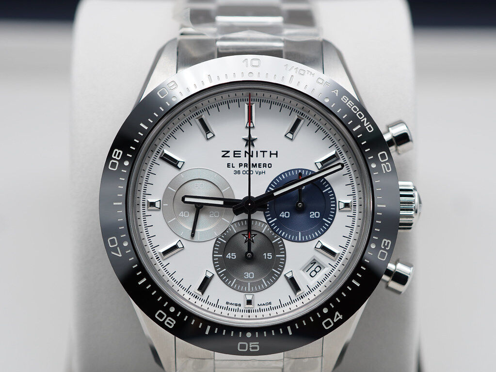 Zenith Chronomaster Sport Auto Steel Mens Bracelet Watch 03.3100