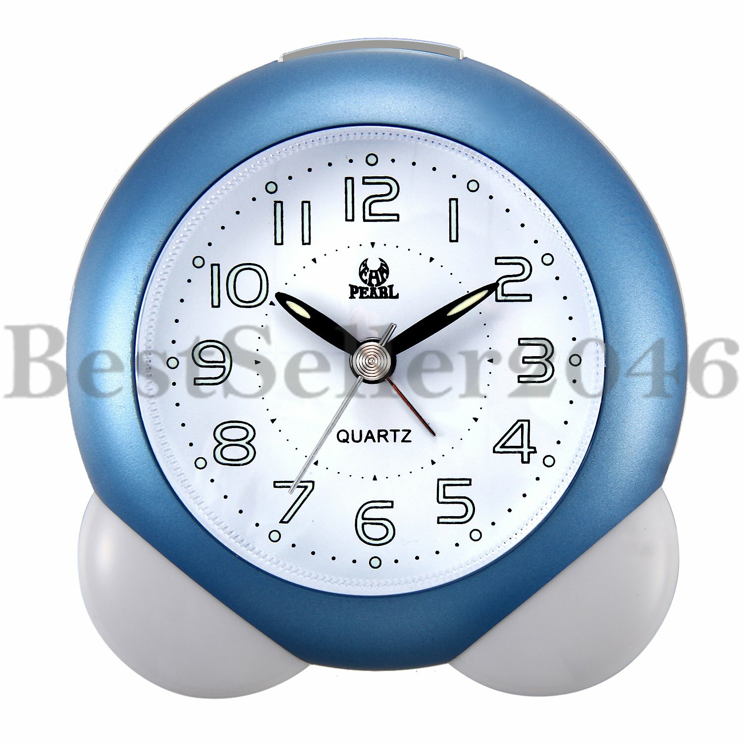 Nightlight Students Mute Bell Alarm Clock Desktop Quartz Analog Desk Clocks Kids