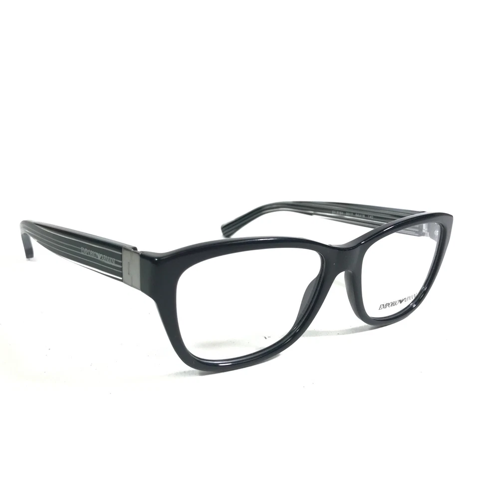 Monturas de gafas Emporio Armani EA 3084 5017 negras transparentes cuadradas 54-16-140 Foto 2 de 4