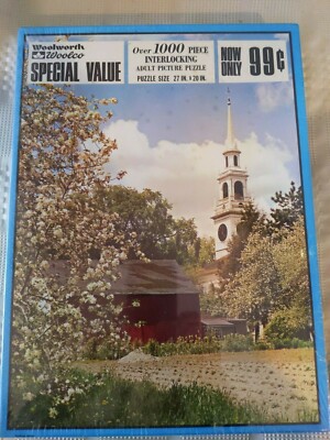 VTG RARE Woolworth Woolco Puzzle 1. PiCo 1000 Pieces Warren Built Rite SEALED