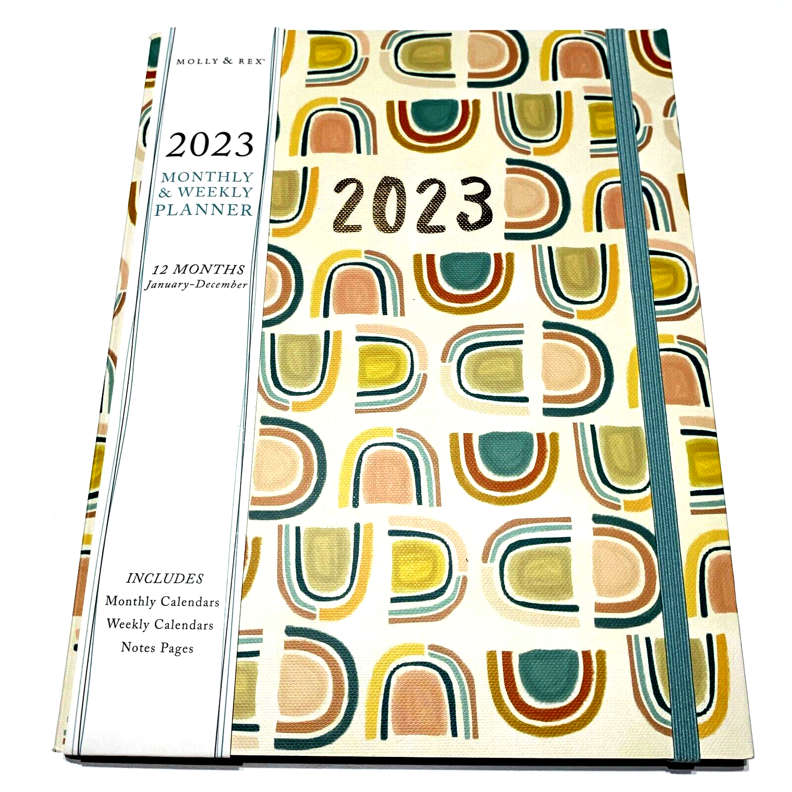 2023-planner-monthly-planner-weekly-agenda-doodle-blocks-molly-amp-rex-rainbows-ebay